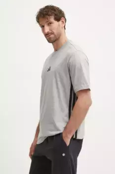 Хлопковая футболка Essentials adidas, серый