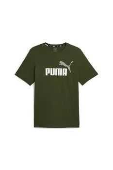 Хлопковая футболка Essentials+ Puma, зеленый