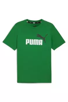 Хлопковая футболка Essentials+ Puma, зеленый
