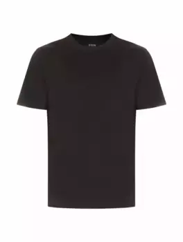 Хлопковая футболка Eton, черный