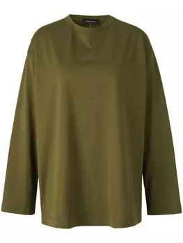 Хлопковая футболка Fabiana Filippi, зеленый