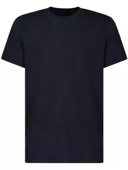 Хлопковая футболка Fay, синий