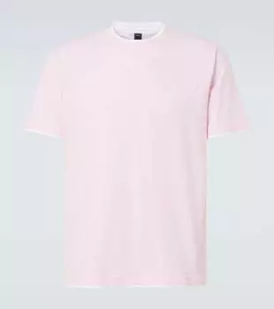 Хлопковая футболка Fedeli, розовый