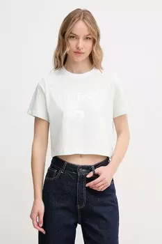 Хлопковая футболка FILANTA Guess, зеленый