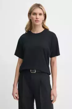 Хлопковая футболка Filippa K, черный