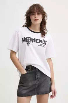 Хлопковая футболка FILISHA Munthe, белый