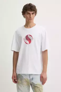 Хлопковая футболка Fiorucci, белый