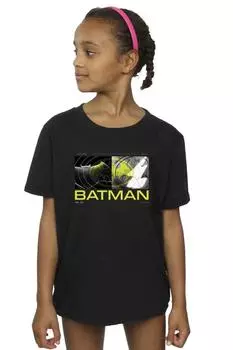 Хлопковая футболка «Флэш Бэтмен: Будущее в прошлом» DC Comics, черный