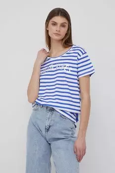 Хлопковая футболка Frieda & Freddies, синий