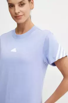 Хлопковая футболка Future Icons adidas, синий