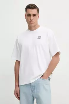 Хлопковая футболка G-Star, белый