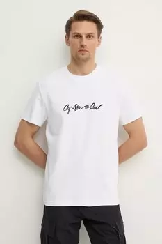Хлопковая футболка G-Star, белый