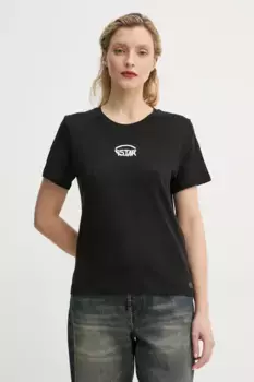 Хлопковая футболка G-Star Raw, черный