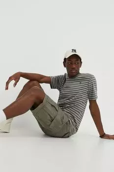 Хлопковая футболка G-Star Raw, серый