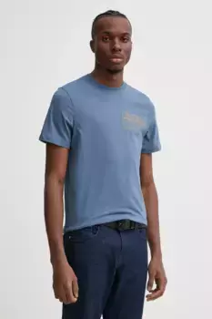 Хлопковая футболка G-Star Raw, синий