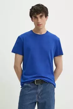 Хлопковая футболка G-Star, синий