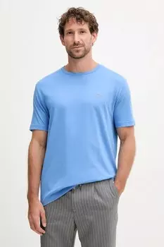 Хлопковая футболка Gant, синий