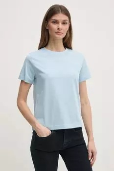 Хлопковая футболка Gant, синий