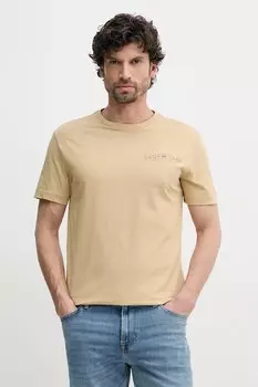 Хлопковая футболка Gant, зеленый