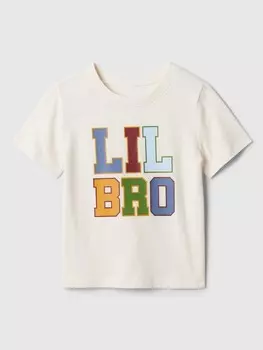 Хлопковая футболка Gap, белый