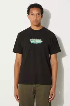 Хлопковая футболка Gradient OL-Logo Tee Thisisneverthat, черный