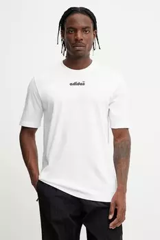 Хлопковая футболка GRFX TEE Adidas Originals, белый