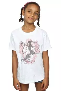 Хлопковая футболка Гриффиндора с гербом льва Harry Potter, белый