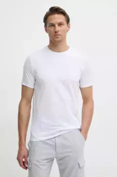 Хлопковая футболка Guess, белый