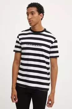 Хлопковая футболка Guess Jeans, черный