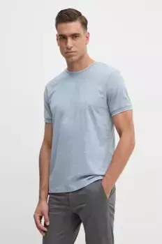 Хлопковая футболка Hackett London, синий