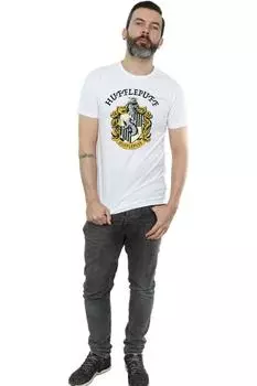 Хлопковая футболка Хаффлпаффа Harry Potter, белый