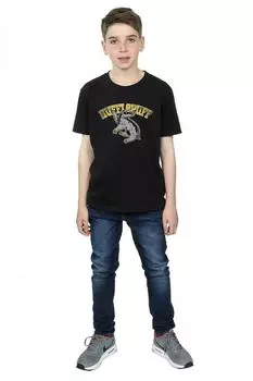 Хлопковая футболка Хаффлпаффа Harry Potter, черный