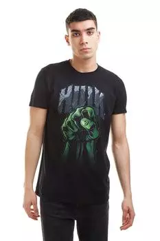 Хлопковая футболка «Халк Фист» Marvel, черный