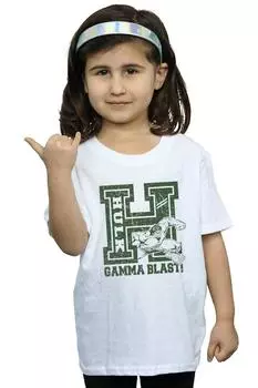 Хлопковая футболка «Халк Гамма Бласт» Marvel, белый