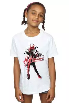 Хлопковая футболка Harley Quinn Hi Puddin DC Comics, белый