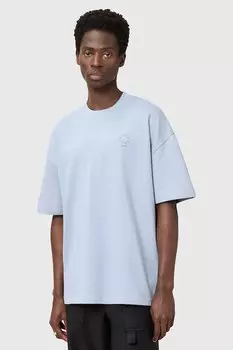 Хлопковая футболка HAVEN Allsaints, синий