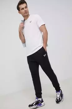 Хлопковая футболка HG4443 Reebok, белый