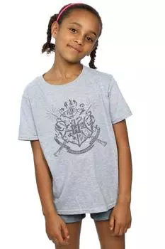 Хлопковая футболка Хогвартса Harry Potter, серый