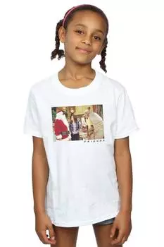 Хлопковая футболка Holiday Armadillo Friends, белый