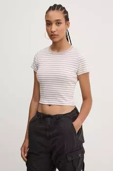 Хлопковая футболка Hollister Co., белый