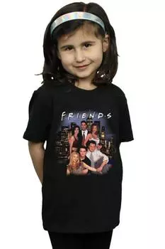 Хлопковая футболка Homage для группового фото Friends, черный