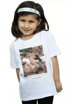 Хлопковая футболка Hug And Roll Friends, белый