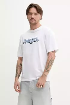 Хлопковая футболка Hugo Blue, белый