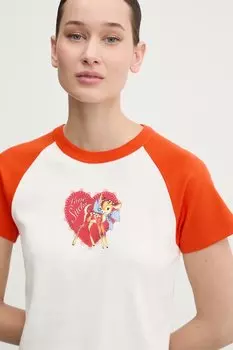 Хлопковая футболка Hugo Blue, белый