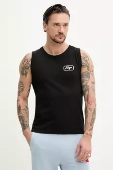 Хлопковая футболка Hugo Blue, черный