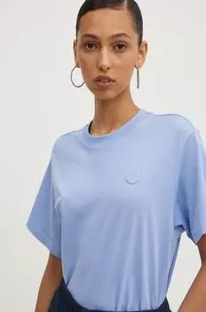 Хлопковая футболка Hugo Blue, синий