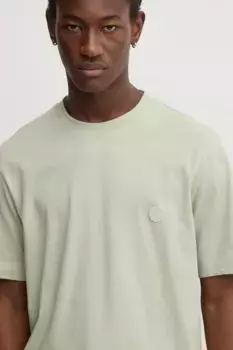 Хлопковая футболка Hugo Blue, зеленый