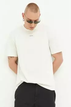 Хлопковая футболка HUGO Hugo, зеленый