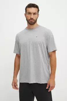 Хлопковая футболка Hummel, серый