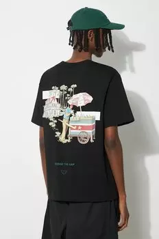 Хлопковая футболка Ice Vendor Filling Pieces, черный